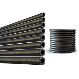 (5 mm) 2 Metre Petrol Hose, Oil Hose, Fuel Hose, Diesel Hose, Fuel Line for Petrol Fuel Diesel (SAE J30 R7) DIN 73379 (Inner Diameter: 5.0 mm/Outer Diameter: 11.0 mm (3/16 Inch)