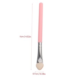 Vaguelly Portable Eye Shadow Brush for Women Handle Blending Makeup Tool Safe Non Irritating Cosmetic Applicator for Beginners and Professionals for Eyeshadow Application