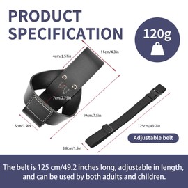 SPG Waist Compound Bow Holder - Archery Bow Belt Pouch for Shooter Holding Up Bows Practical Compound Bow Bag & Adjustable Belt Assisted Hunting Shooting Sporting Standing Resting Accessories (Black)