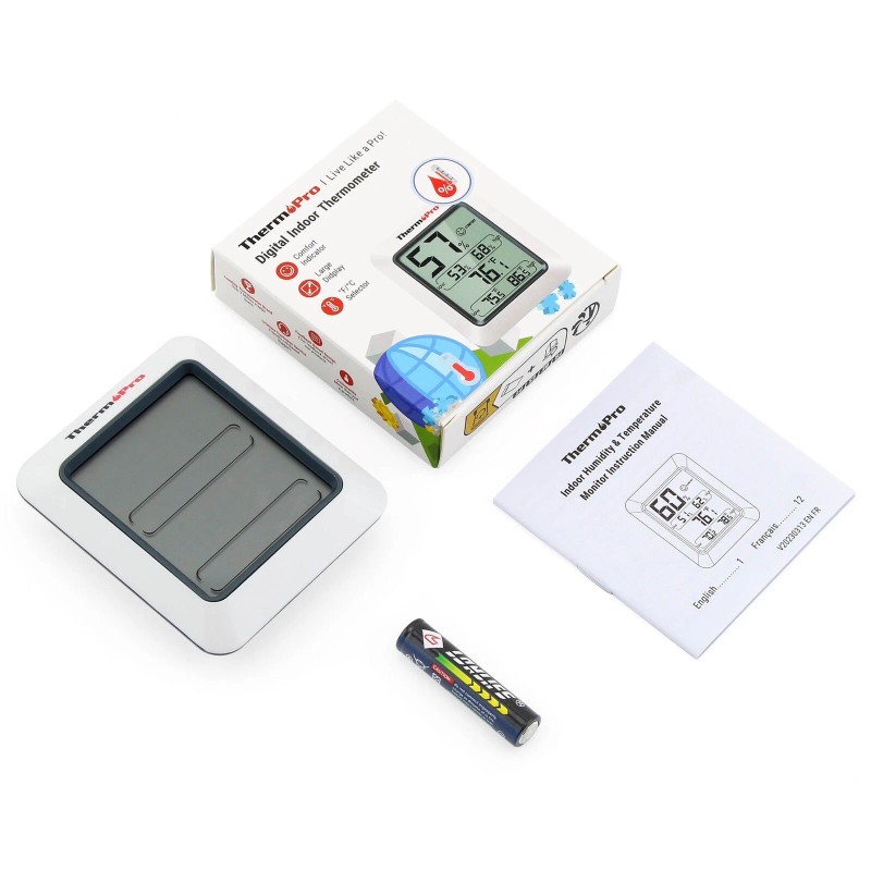 ThermoPro TP50 Digital Hygrometer Indoor Thermometer and Humidity Gauge 2