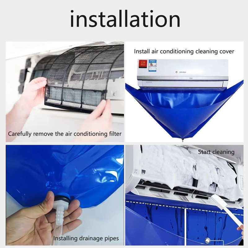 Split Air Conditioner Cleaning Kit Mini Split Cleaning Kit,Water Proof