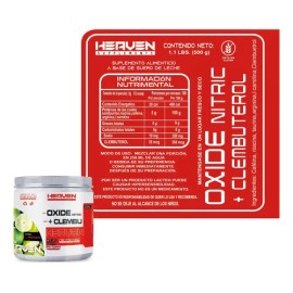 Suplemento Pre Entreno Polvo Limón Óxido Nítrico Clembuterol 500g Mr. Yellow                                                                          
