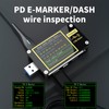 Medidor de potencia USB, Probador USB 3.0 4-24V 0-6.5A Voltímetro