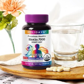 Holidays Biotin 7000 4 bottles of 90 tablets (12-month supply) / 홀리데이즈 비오틴 7000 90정 4병 (12개월분)