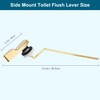 Hygie Rinse Universal Metal Toilet Handle Replacement Kit Side Mount