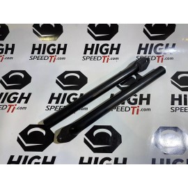 M&W Sprint Car Nose Wing Post Black Aluminum Straight 1” OD Lightweight 1pc Qty:1