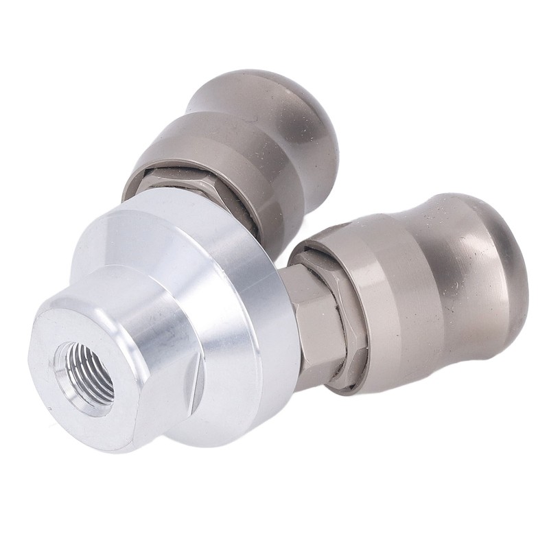 Air Hose Splitter 2 Way Carbon Steel Automatic Pneumatic Quick