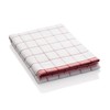 e-cloth Tea Towel Classic Green Check Tea Towel,Red