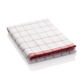 e-cloth Tea Towel Classic Green Check Tea Towel,Red