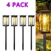 Solar Pathway Lights for Outdoor Walkways – Warm LED Garden