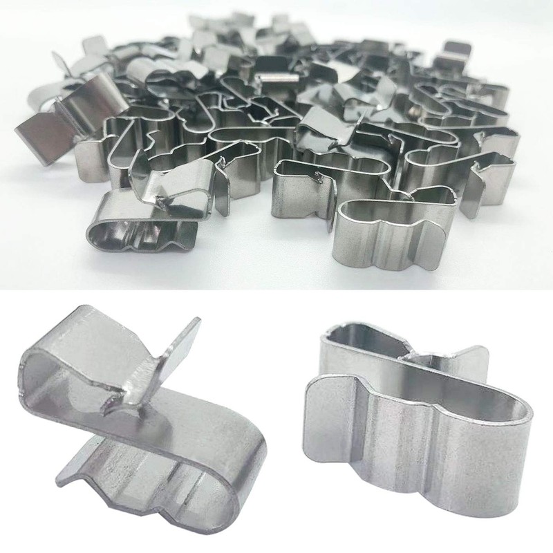 DaNaRaa 20mm Stainless Steel Sunrunner Cable Clips Trailer Frame Wire