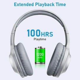 Wireless Headphones Foldable Headset Compatible with Cricket Influence/Icon 2, w Mic Hands-Free Earphones Earbuds Over Ear