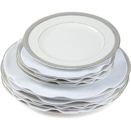 Felt Plate China Storage Dividers Protectors White Extra Large Thick and Premium Soft (Extra Large, White)