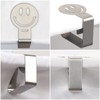 Songaa [4 Pack] Tablecloth Clips, Heavy Duty Stainless Steel Table