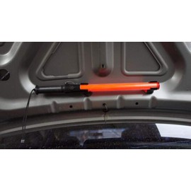 Magnetic Base Mount, Flashlight Mounting Brackets, Strong magnets and Flexible clamp, Round Base Magnet Fastener with Rubber, for Flashlight Holder - 4 Pack（Two Big and Two Small）