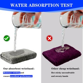 8 Pack Wrist Sweatbands Tennis Wrist Bands Absorbent Sweat Band for Men and Women, Breathable Cotton Sweatbands for Working Out, Football, Basketball, Running Athletic Sports -Dark Purple