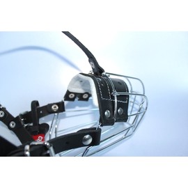 Champion New Metal Wire Basket Dog Muzzle for German Shepherd, Fully Padded K9 (5x)