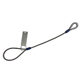 Kennedy Wire Rope & Sling Co. 3/4" x 7' Single Leg Wire Rope Sling w/Standard Eye One End & Thimble Eye Other End (Various Sizes in Listing)