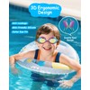 Hurdilen Kids Swim Goggles, Anti-fog and UV Protection with Swimming