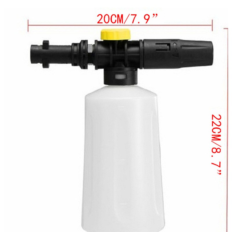 Foam Sprayer Bottle 750ml Capacity Plastic High Pressure Adjustable Clear