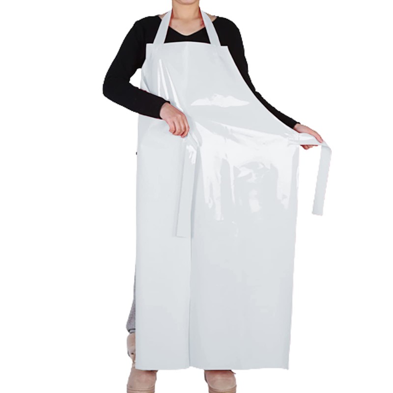 ELEBOX Waterproof Oil Proof Bib Apron Utility Apron Chemical Resistant