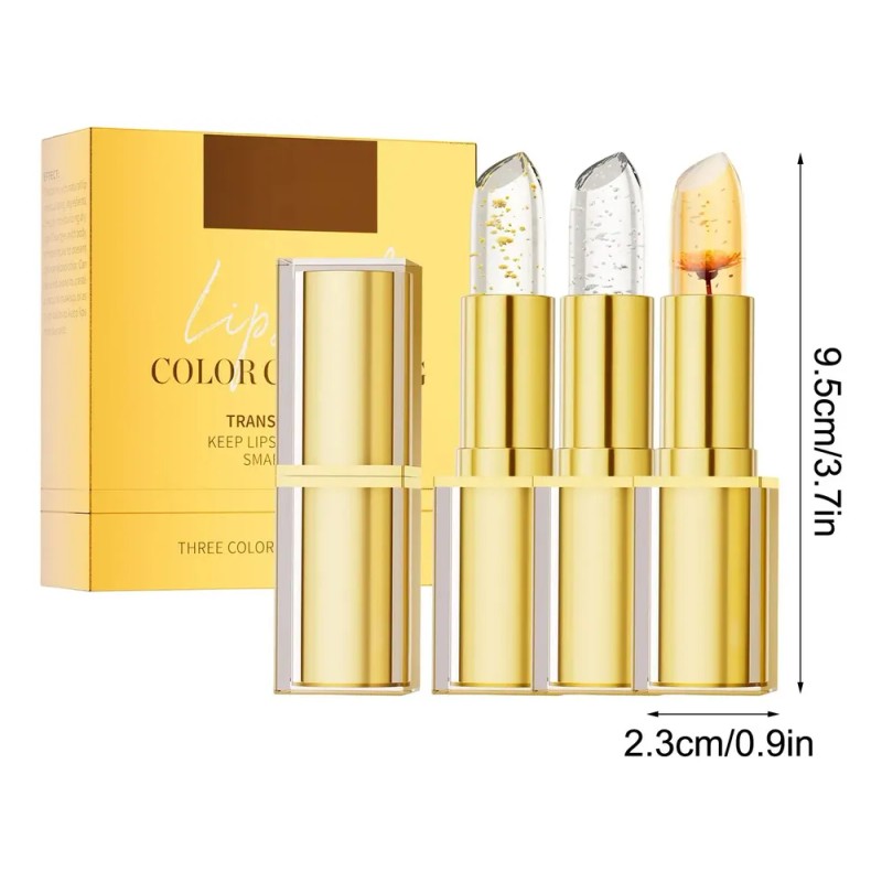 Set Hidratante De Pintalabios Foil Que Cambia De Color, Paqu