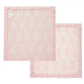 Angel Dear 3V Set of 6 NWT ANGEL DEAR PINK BUNNY Muslin Burp Cloth Security Baby Blankets
