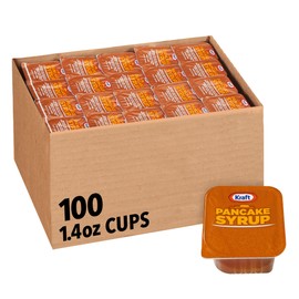 Kraft Pancake Syrup Single Serve Dip Cup (1.4 oz Cups, Pack of 120)
