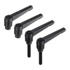 sourcing map 4pcs Clamping Lever Adjustable Handle Set Metric M6