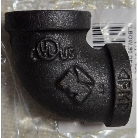 Does Not Apply NEW Iron 5P436A Pipe Fitting Elbow, 90 Degree, 1/2'' Black ~ FREE SHIPPING!