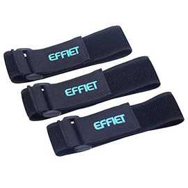 Paquete de 3 correas elásticas de para visera de automóvil, correa de almacenamiento ajustable para extensión de cable de extensión para equipo de cam