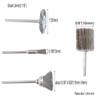 Yutnqin 69Pcs Abrasive Wheel Buffing Polishing Wheel Wire Brushes Set