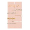 Alpha Phi - Sorority Hair Clips - 6/pack