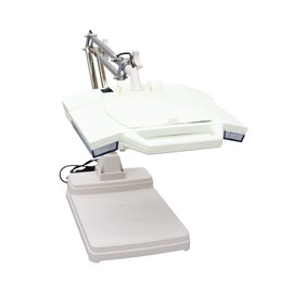 LGXEnzhuo 5X HD Bench-top Magnifier Lamp 110V Table Magnifier LED Lamp for Reading Working Workbench Circuit Board Test 24W