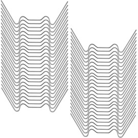 Voarge Pack of 50 Greenhouse Clips, Hollow Panel Fastening Greenhouse Accessories, Greenhouse Accessories, Rustproof Hollow Panel Attachment