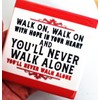Liverpool, You Will Never Walk Alone Sign-Coaster, Liverpool Chant, Liverpool