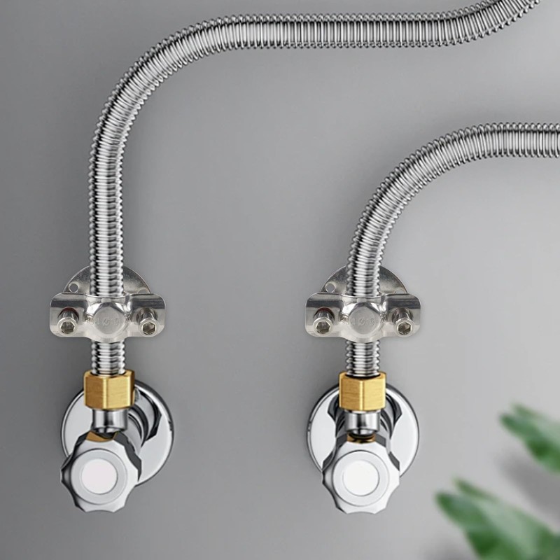 Antrader Pipe Bracket Clamp, Stainless Steel Wall Mount Ceiling Mount