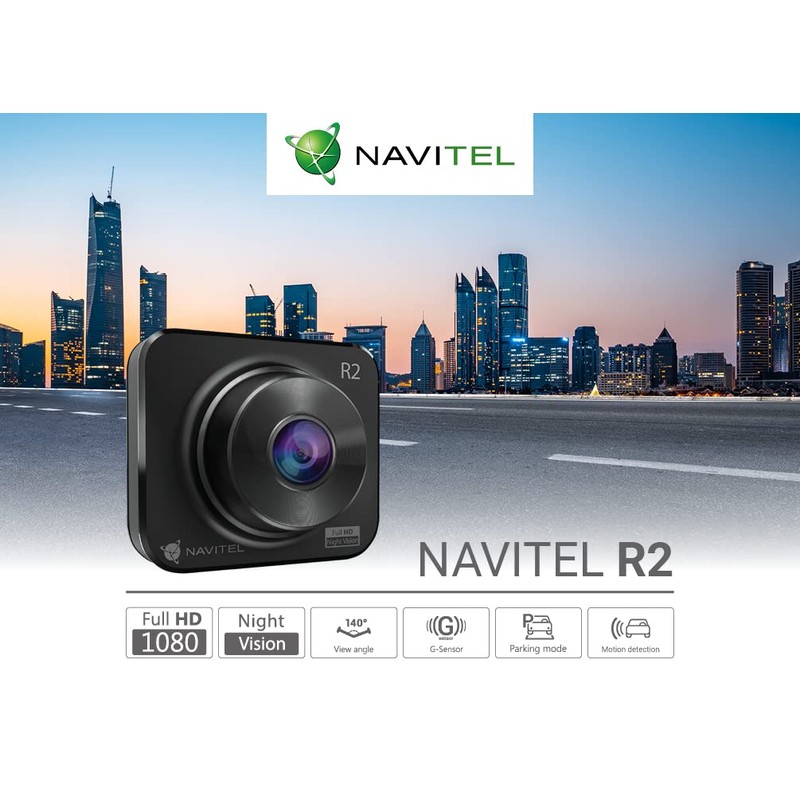 NAVITEL R2 Dash Cam | Full HD Car Dashboard Front