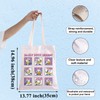 WZMPA Funny Daisy Duck Canvas Tote Bag Daisy Fans Gifts