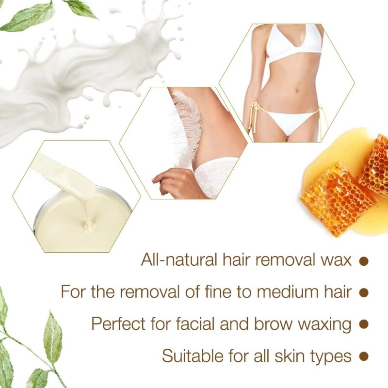 GiGi Hair Removal Wax Cream 5 Ounce Soft Wax for