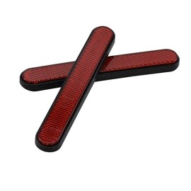 HDBUBALUS Pair Front & Rear Saddlebag Deadbolt Reflector Lower Fit Fork Reflector Fits Harley Touring Sportster XL883 Touring Dyna