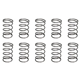 DTGN 1.2x18x30mm(DxODxL) Compression Spring - 10Pack - Good for Machinery - Spring Steel Extension Spring - Black