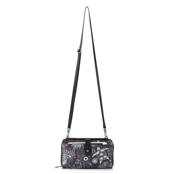 Sakroots Artist Circle Smartphone Crossbody in Eco Twill, Detachable Wristlet