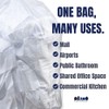 Plasticplace 55-60 Gallon Trash Bags │ 22 Microns │ Clear