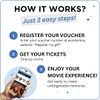 Wonderbox – AMC Movie Theatres Bundle - 4 Black Tickets