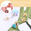 6PCS Earring Lifters Backs, Earring Backs for Droopy Ears Adjustable