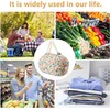 Reusable Shopping Bags, Foldable Grocery Storage Tote, Waterproof Oxford Cloth