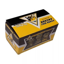 POWER BULL 5/16"X 2"  Concrete Wedge Anchor, Zc. Plated Expansion Anchors w/Nuts &Washers