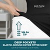 Posh Home Jersey Knit Sheet Set – 3-Piece Jersey Bed