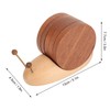 Snail Coaster Set with Magnet Cute Exquisite Eco Friendly Wood